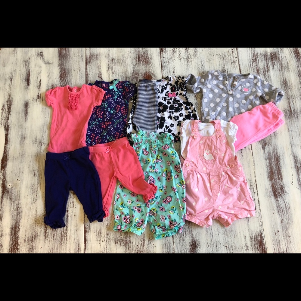 Bundle of baby girl outfits. 3 months.